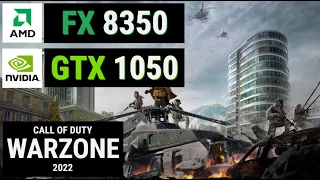 FX 8350 + GTX 1050 = CALL OF DUTY WARZONE