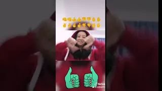 DOUBLE HANDCHALLENGE FROM TIKTOK | EMOJI CHALLENGE | LALALA SONG