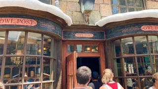 HARRY POTTER WORLD OWL POST STORE WALK THROUGH UNIVERSAL ORLANDO SHOP WITH ME VIRTUAL SHOPPING