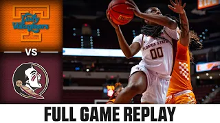 Tennessee vs. Florida State Full Game Replay | 2023-24 ACC Women’s Basketball