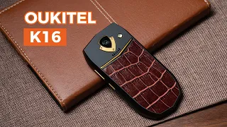 OUKITEL K16 | 🏆Luxury Mini Business Phone 2023 - Delicate leather/ 3050mAh/8GB +128GB/48MP Cameras