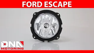 DNA Motoring 07-12 Ford Escape Clear Fog Lights