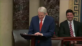 On Senate Floor, Portman Delivers Farewell Address, Highlights Successes & Urges Bipartisanship