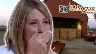 Mom Left to Run The Family Farm Alone After Husband Passed | Extreme Makeover Home Edition