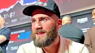 CALEB PLANT SMIRKED AFTER DAVID BENAVIDEZ TOLD HIM HE'LL SEND HIM TO THE HOSPITAL AT FACE OFF!