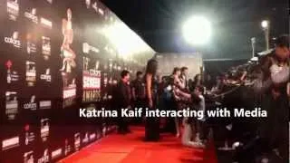 Katrina Kaif at the RED CARPETS of the  Screen Awards 2013