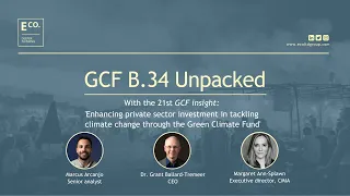 E Co. institute webinars: GCF B.34 Unpacked + GCF #21