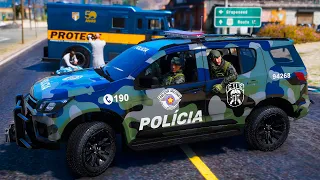 ROUBO A CARRO FORTE - COE | COMANDOS E OPERAÇÕES ESPECIAIS - PMESP | GTA 5 POLICIAL