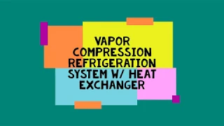 VAPOR COMPRESSION REFRIGERATION SYSTEM WITH HEAT EXCHANGER