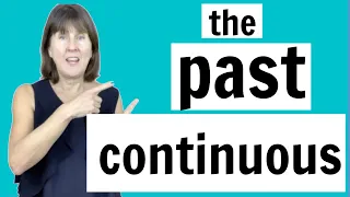 The Past Continuous tense (Past Progressive) | English grammar lesson