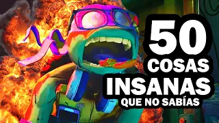 50 CURIOSIDADES INSANAS | TORTUGAS NINJAS: CAOS MUTANTE