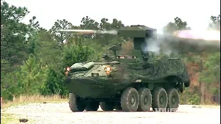 USMC LAV-ATWS (Anti-Tank Weapon system) Light Armored Vehicle: TOW Missile Live-fire