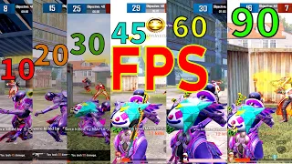 NEW 10 FPS vs 90 FPS challenge 😱| FPS MATTER?? iPad pro 2021pubg | yontra | pubg mobile