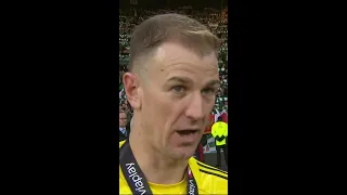 GOOSEBUMPS as Celtic fans sing YNWA while Joe Hart is being interviewed! 🎶😱