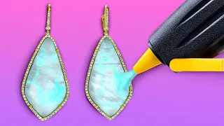 Gorgeous DIY Jewelry || Glue Gun, 3D Pen, Resin, Clay Crafts