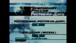 Ростсельмаш 1-1 Торпедо-ЗИЛ. Чемпионат России 2002