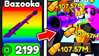 I Bought MOST POWERFUL BAZOOKA And BECAME STRONGEST PLAYER in Shoot Wall Simulator..