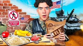 COMIENDO COMIDA MILITAR DE ESTADOS UNIDOS 🍗🌯😱 *MRE MENU 16* | TheDonato