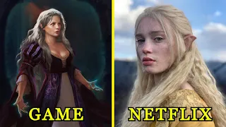 The Witcher Characters Comparison | Books vs Games vs Netflix Series