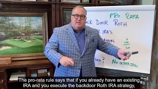 One Caveat About the Back Door Roth IRA - The Pro-Rata Rule