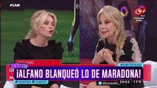 ¡Alfano blanqueó lo de Maradona!