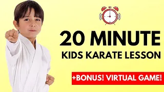 How To Learn Karate For Kids Online | 20 Minute Lesson! | Dojo Go (Week 14)