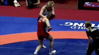 Alina FILIPOVYCH (UKR) vs. Alesia HETMANAVA (AIN) 1/4 Final  59Kg - 7 : 6