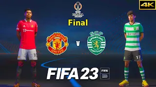 FIFA 23 - MANCHESTER UNITED vs. SPORTING CP - UEFA Europa League Final 2022/23 - PS5™ [4K]