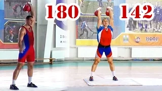 Ivan Denisov - 232 points in kettlebell biathlon  (Ulyuanovsk, 2014)