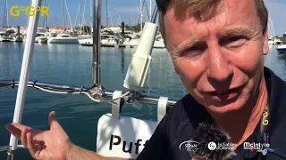 #ggr2022  Solo Sailor Small Boat Tour -   Ian Herbert Jones (52) / UK / Tradewind 35 " Puffin"