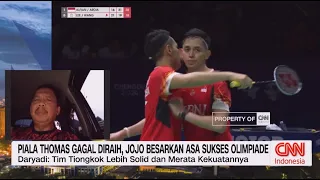 Piala Thomas Gagal Diraih, Jojo Besarkan Asa Sukses Olimpiade