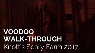 Voodoo walk-through at Knott's Scary Farm 2017