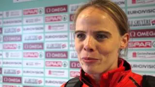 Silke Spiegelburg (GER) after winning the Pole Vault at Gateshead 2013