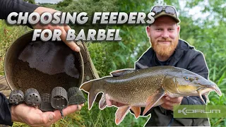 Choosing the right feeders for Barbel - #Barbel #barbelfishing #feederfishing