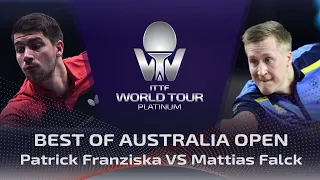 FULL MATCH - Patrick Franziska vs Mattias Falck (2019) | BEST of Australia Open