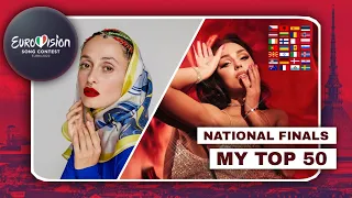 MY TOP 50 ELIMINATED SONGS | NATIONAL FINALS 2022