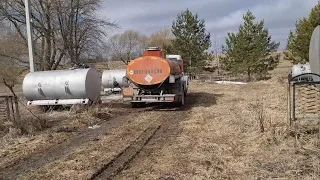 ЗАВОЗИМ ДИЗТОПЛИВО НА ВЕСЕННИЕ ПОЛЕВЫЕ РАБОТЫ. Готовимся боронить Пастбища...