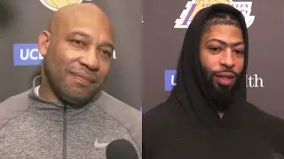 Lakers Practice Interview ahead of Game 2 VS Nuggets: Coach Darvin Ham & Anthony Davis