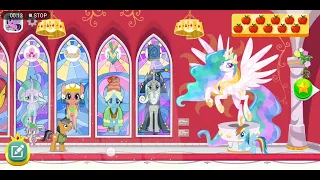 hi guys very soon I am going to upload my little pony color by magic vip version game