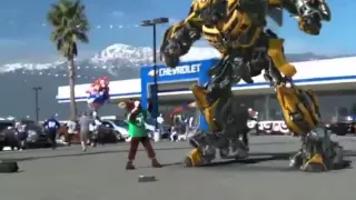 REAL TRANSFORMER - BUMBLEBEE - ANGRY ROBOT