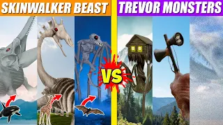 Giant Skinwalker Beast vs Trevor Monsters Battles | SPORE