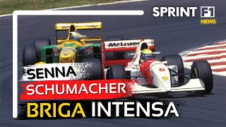 Senna / Schumacher / Briga Intensa / Formula 1
