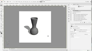 Создание 3D объекта в Adobe Photoshop 2020