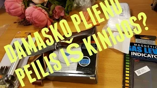 Damasko plieno peilis. Siunta iš Aliexpress #145-152