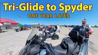 Harley Tri-Glide to Can Am Spyder RT Limited - One Year Later