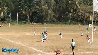 Second semi final of vice President Cup 2024 football tournament at Carnicobar  Carnic vs Wimber