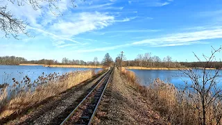 Driver’s Eye View - Dresden (Germany) - Part 1 - Radebeul-Radeburg Railway, (Lößnitzgrundbahn)