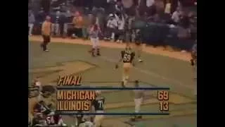 1986 Michigan Replay Michigan vs. Illinois