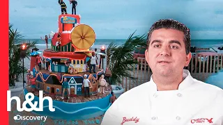 Um grande "bolo luminoso" para celebrar a reconstrução de Atlantic City | Cake Boss | H&H Brasil