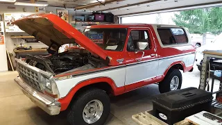 1979 FORD BRONCO New COYOTE ENGINE is in! 5.0L Swapped Goodness!